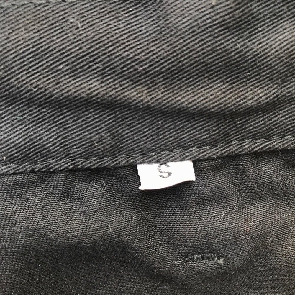 Black Patch Pocket Button Down Front Utility Penc… - image 9